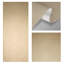Rail extensible simple 5 panneaux Flax Gold l 40 po à 70 po x H 91,4 po
