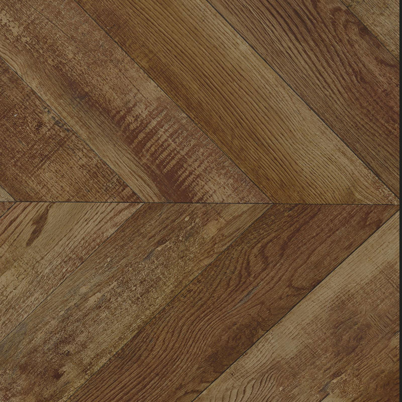 Rustic Tobacco Herringbone Folding Screen