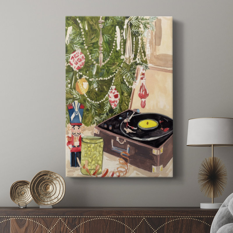 Home Sweet Christmas I -Gallery Wraraped Cavas, H 18 po x l 12 po