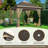 11×11 FT Pop-Up Gazebo Tent with 4 Mesh Sidewalls-112797803