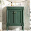 Meuble-lavabo 24 po avec lavabo supérieur, meuble de rangement moderne à 2 niveaux, meuble-lavabo simple, grandes tablettes de rangement-1100863980