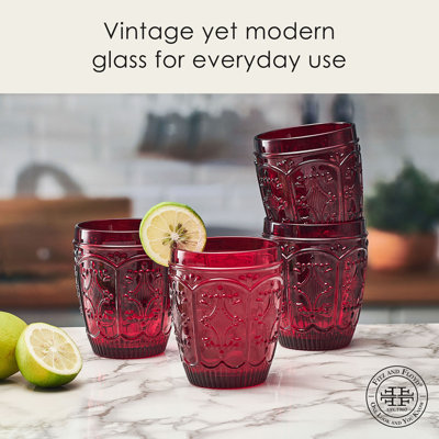 Fitz and Floyd Trestle Highball Glasses