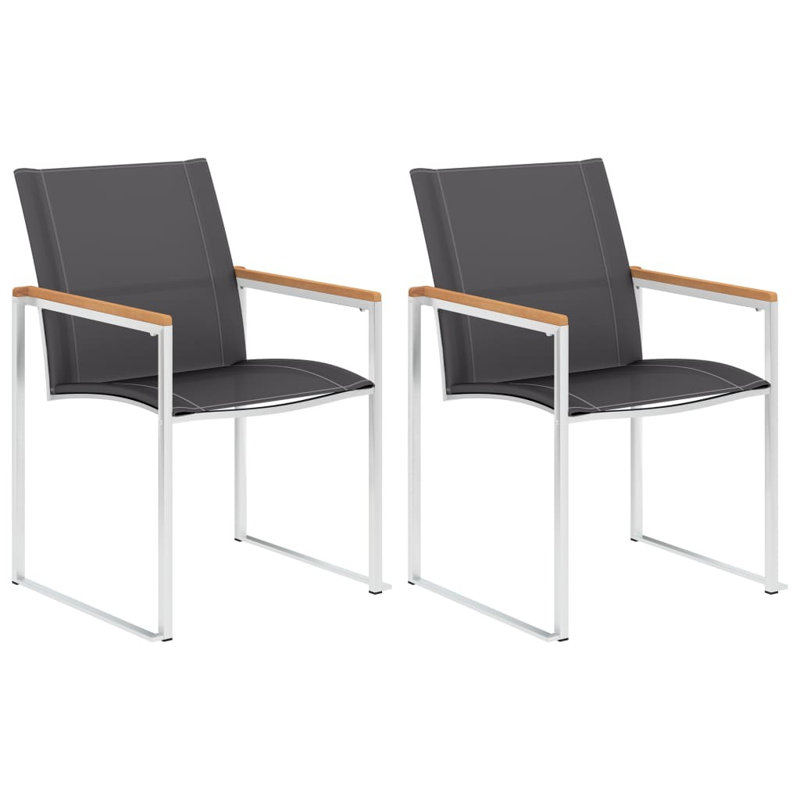 Shabaz Stacking Patio Dining Armchair with Cushion