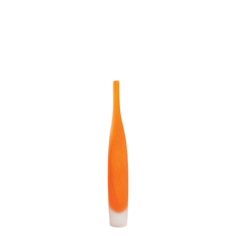 Spire Bottle, Mandarin, 17" H x 2" W x 2" D