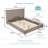 Upholstered Platform Bed