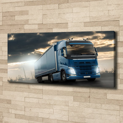 Truck - Wrapped Canvas Print