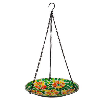 Glass Hanging Decorative Bird Feeder