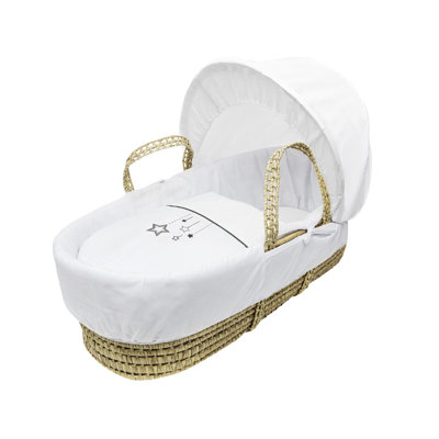 Moses Basket with Bedding with Mattress