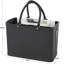 Porte-revues à fente simple style boîte en cuir Cole and Grey