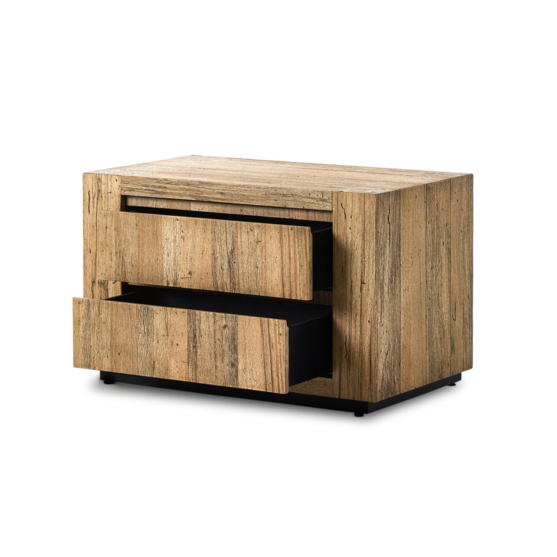Abaso 2 - Drawer Nightstand, Brown