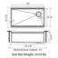 Sinber 32" Undermount Single Bowl Workstation Kitchen Sink with 304 Stainless Steel
