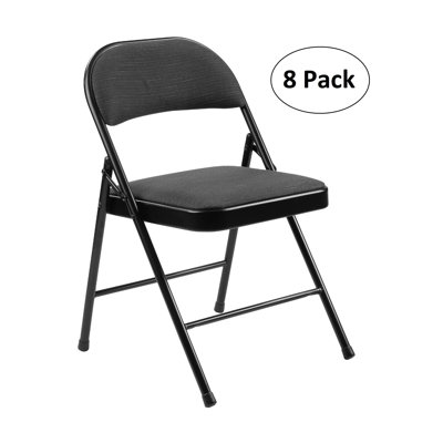 Ensemble de 8 chaises pliantes empilables National Public Seating