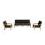Solerno Heated Sofa Set-1137983849