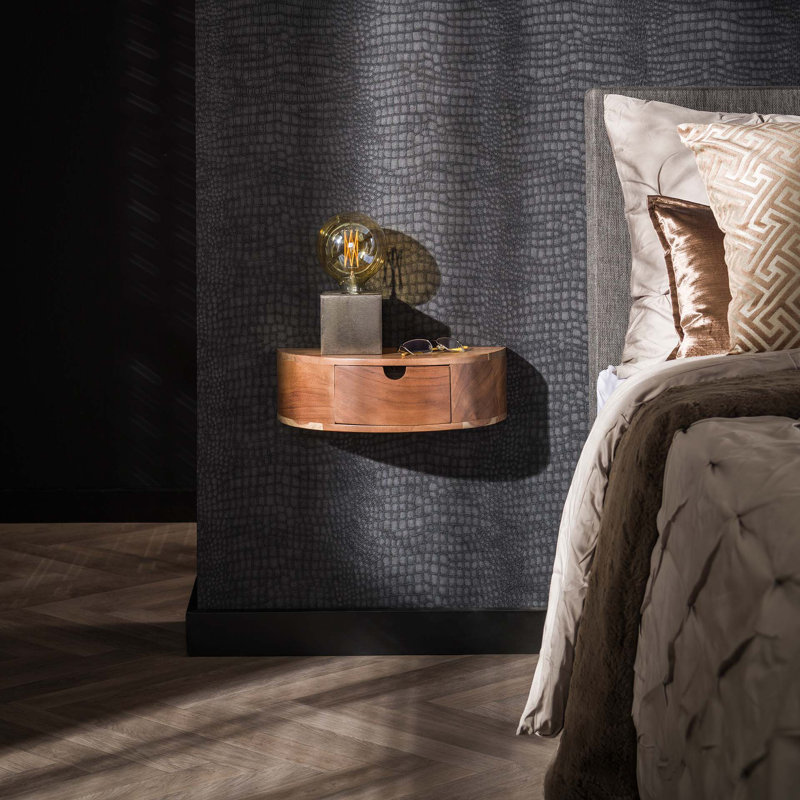 Gambell 40cm W Solid Wood Bedside Table
