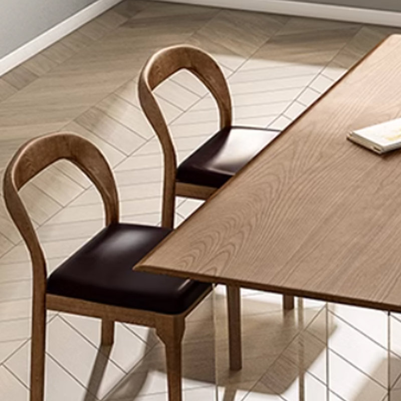 Ensemble de table de salle à manger moderne et minimaliste en acrylique, H 29,52 po x L 78,74 po x l 31,49 po