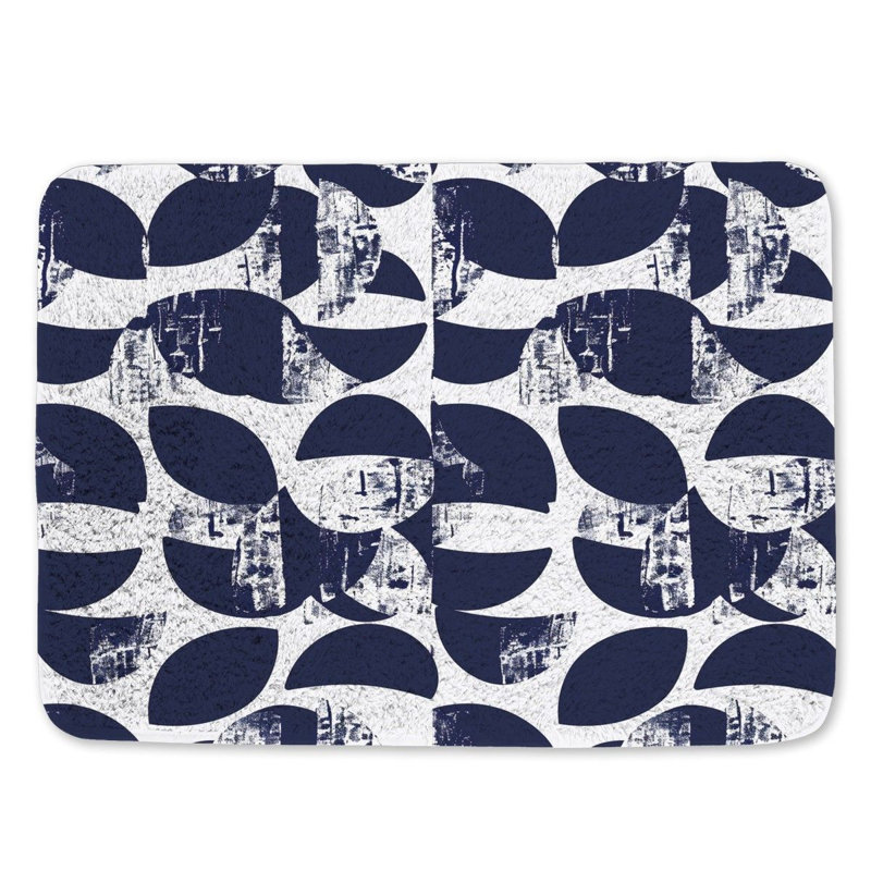 Tapis de bain en microfibre / microsuède Sadira, L 17 po x L 24 po
