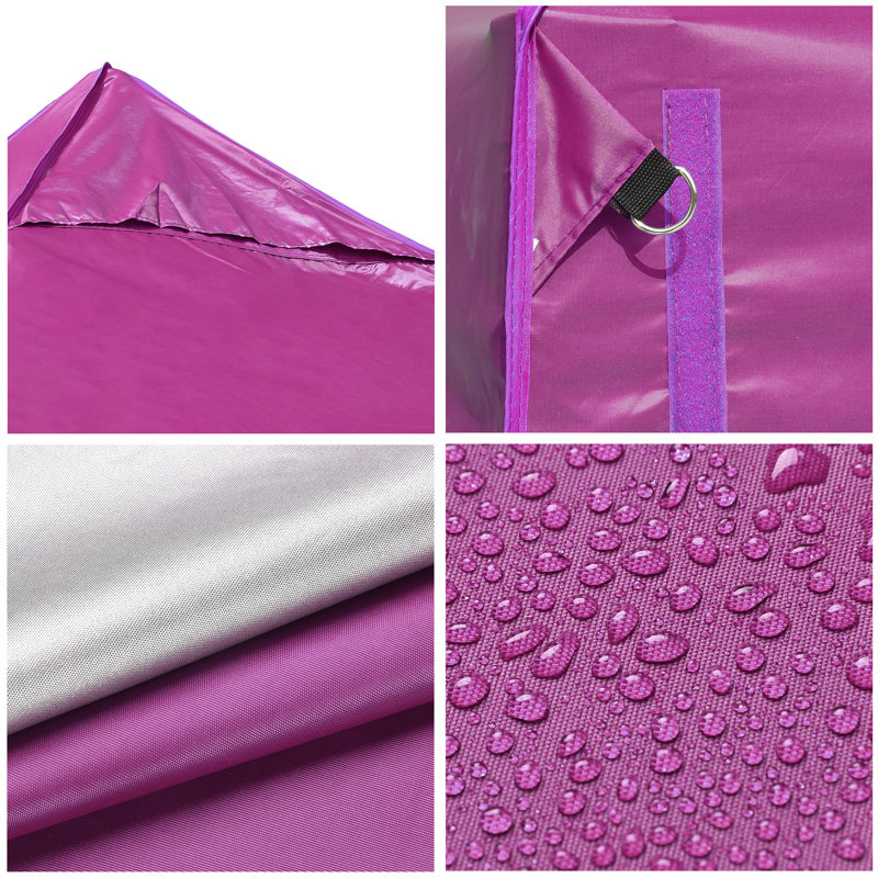 07CTP005-S710_wfv Yescom Polyethylene Plastic Replacement Canopy for Canopy, Purple