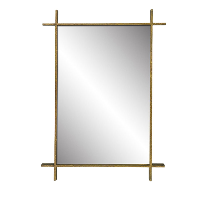 3 miroirs muraux, Or
