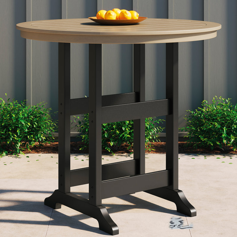 Table de bar en plastique Chrisann