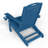 Outdoor Fire Pit Chairs Weather-Resistant HDPE Foldable Outdoor Adirondack Chair With Cup Holder-108075631
