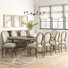 Clintwood 10 - Person Solid Wood Solid Wood Top Four Leg Dining Set