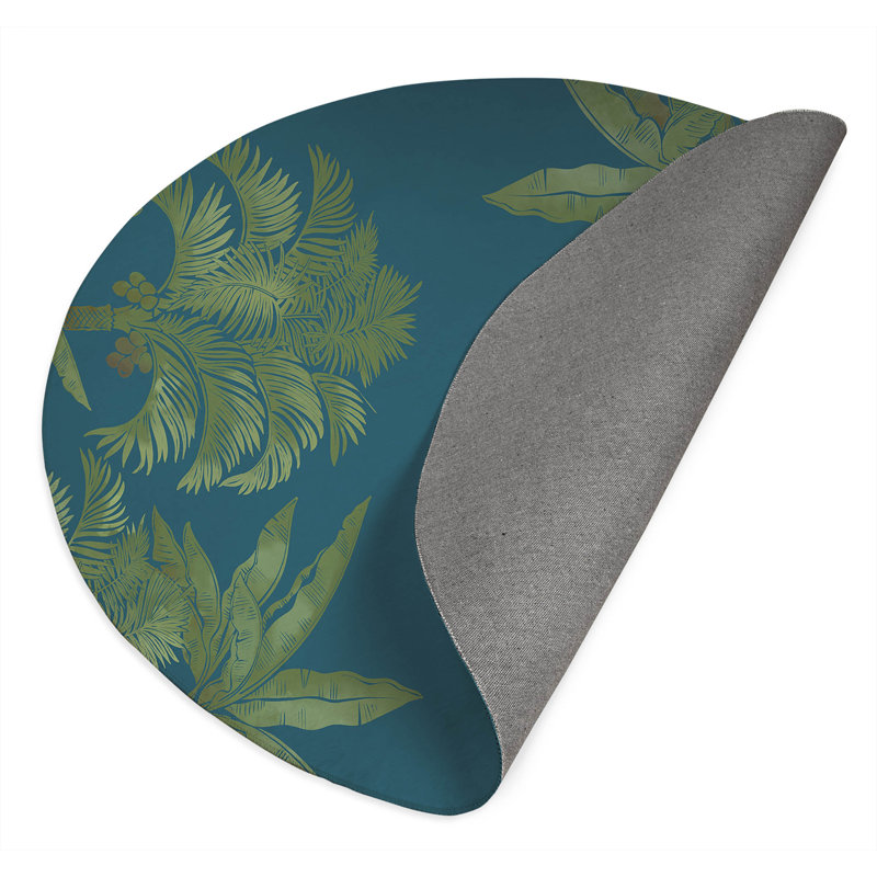 Tapis extérieur In the Jungle, Rond 5 pi