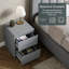 Cunha 2 - Drawer Large Bedside Bedroom Furniture-692420442