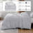 Luxury Grey Microfiber Duvet Cover Set – Hotel-Quality, Ultra-Soft, Durable, Lightweight Bedding With Matching Pillowcases-121504654-121103707