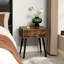 Glick 48cm W Particle Board / Chipboard Bedside Table
