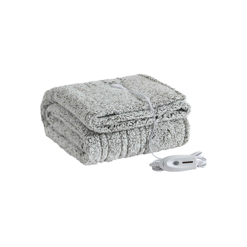 Couverture chauffante Eddie Bauer, Lit double, Gris