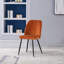 Barez Velvet/Suede Upholstered Armless Dining Chair with Adjustable Feet-887295323