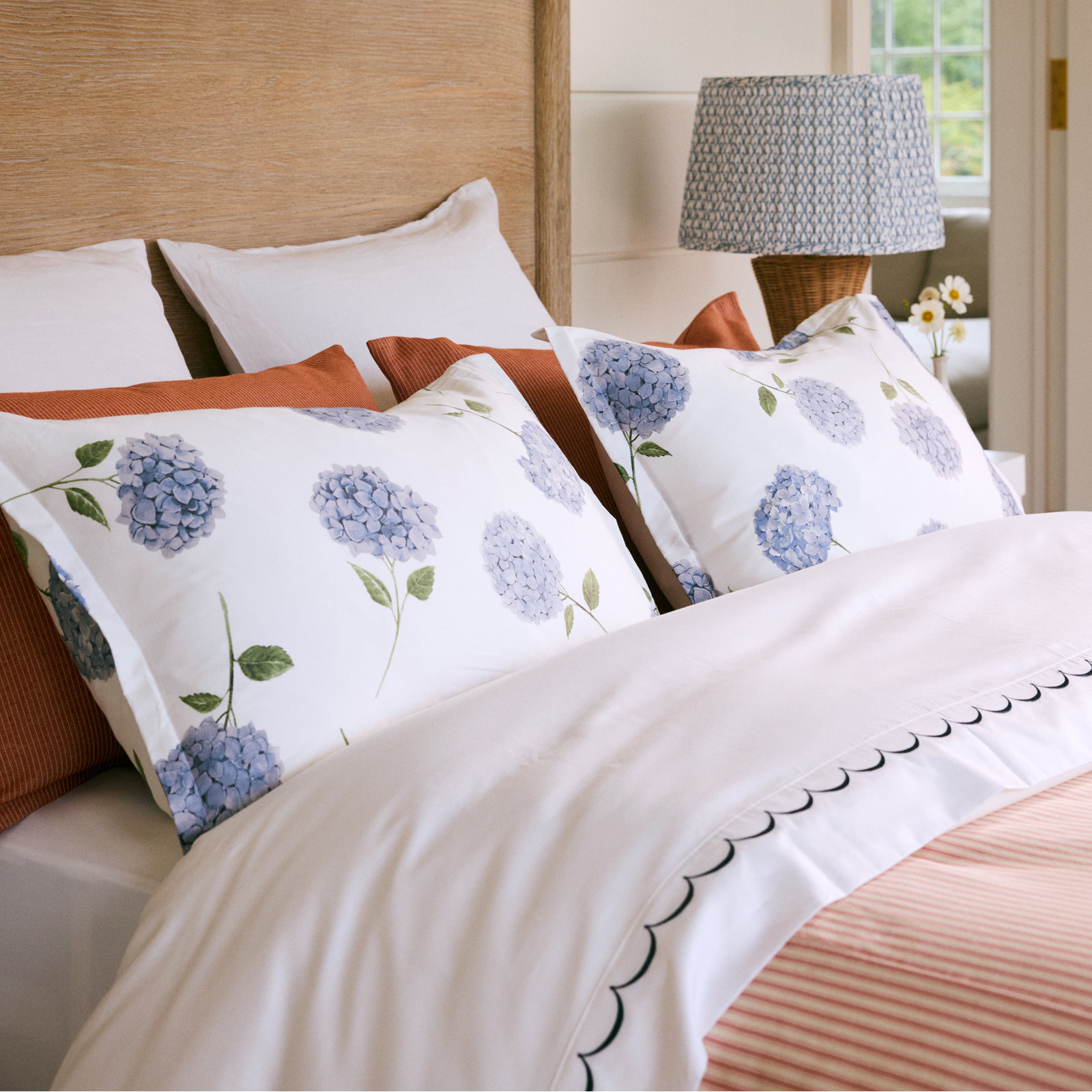 Audrina Cotton Sheet Set, Cal.King Sheet Set + Fitted Sheet + 2 Pillowcases