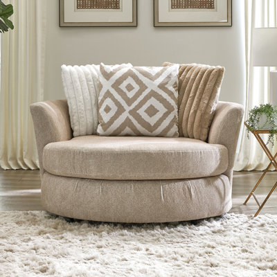 Fauteuil demi-tonneau pivotant yahah