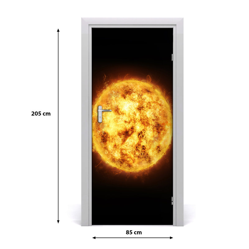 Sun Door Decal