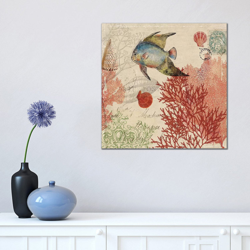 Under The Sea I by PI Studio - Wrapped Canvas Print, 45.72 cm H x 45.72 cm W x 1.91 cm D