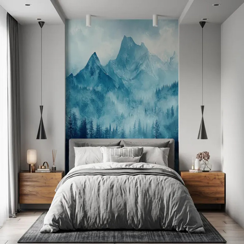 Alpine Forestscape, 117.96" L x 236" W