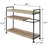 Mankato Oak And Sandy Black 3-Shelf Bookcase
