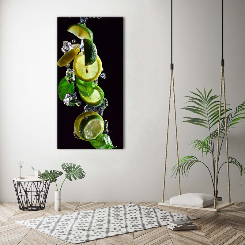 Lime And Lemon - Wrapped Canvas Print