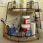 Organisateur de coin de salle de bain à 2 niveaux pour comptoir, organisateur de comptoir de salle de bain en bois, organisateur de plateau et de coiffeuse, organisateur de maquillage et de rangement de cosmétiques pour cuisine, salle de bain, commode,