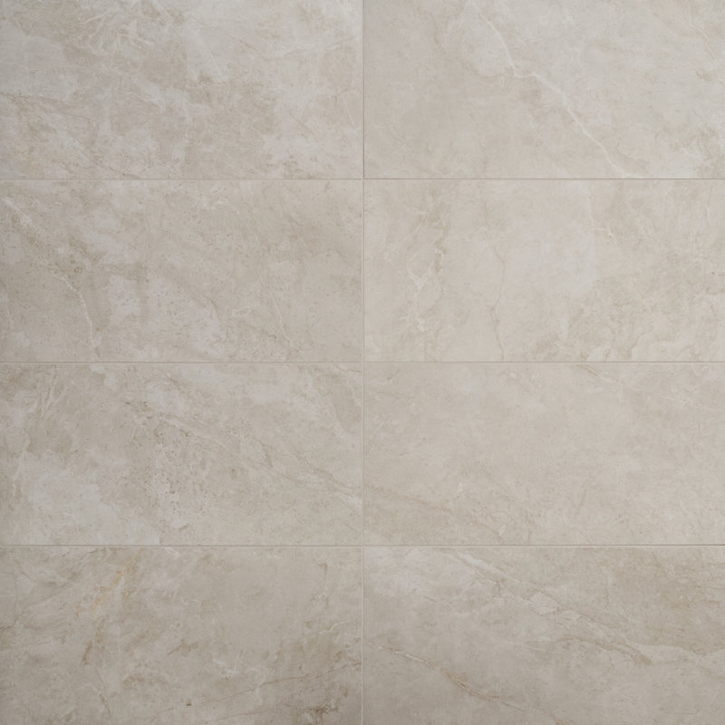 Nova 11.81 In. X 23.62 In. Matte Porcelain Floor And Wall Tile (11.62 Sq. Ft. / Case), Bone Beige