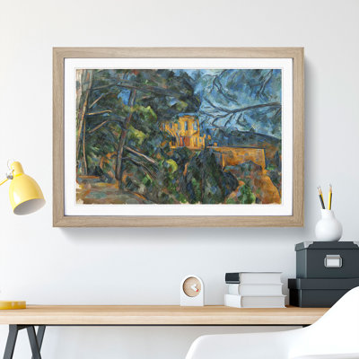 Chateau Noir by Paul Cezanne - Framed Print