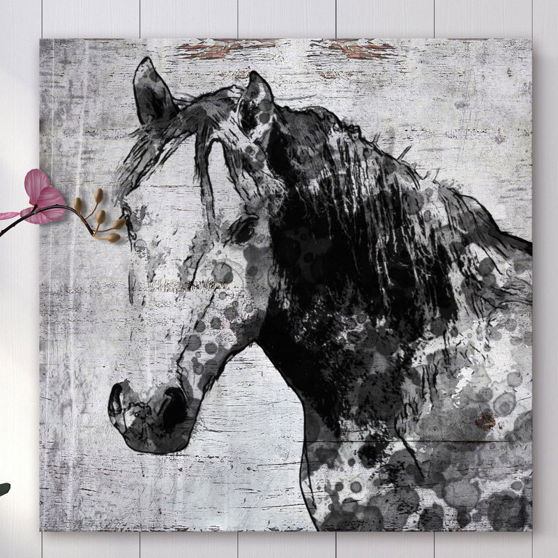 « california cheval » par irena orlov, reproduction d’art sur toile tendue, H 18 po x l 18 po x P 1,5 po