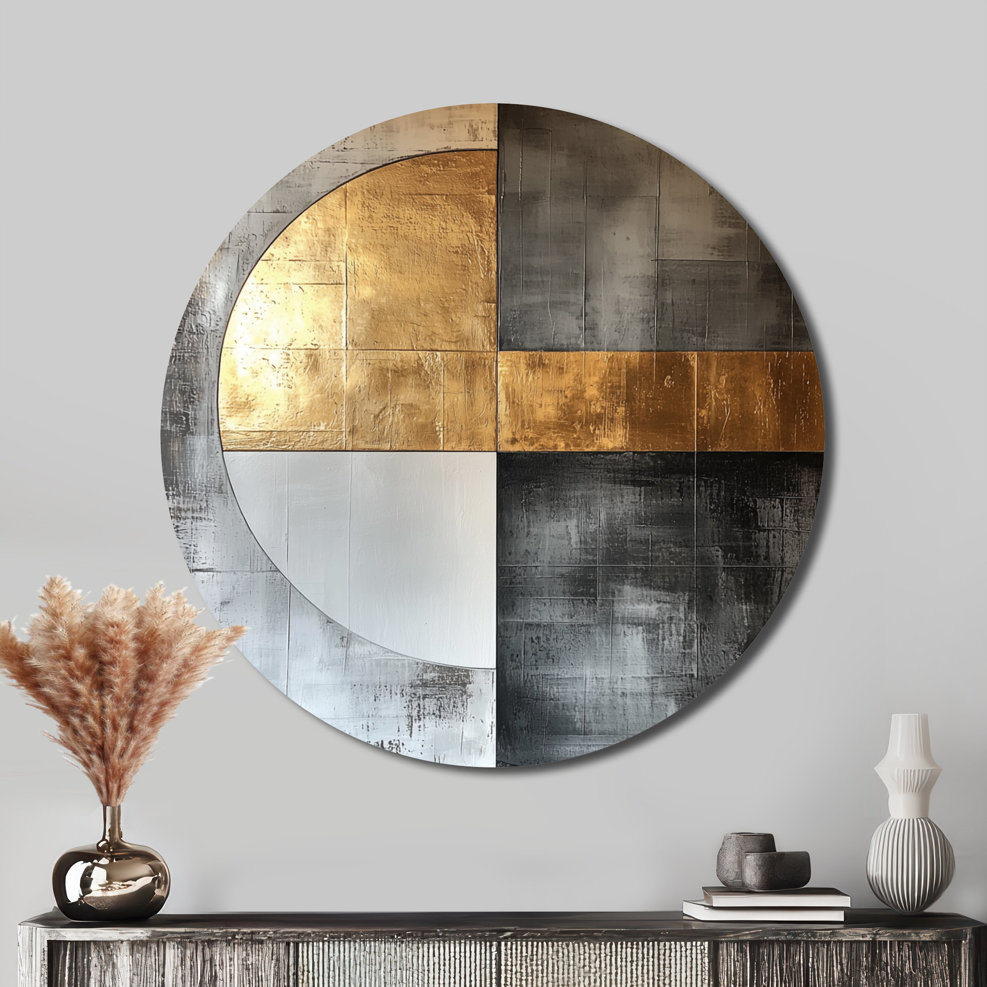 Round Metal Wall Art