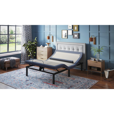 Os65 Twin Xl Bed Base: Head/foot Tilt, Lumbar Position, Programmable Adjustable Bed: 3-level Intensity, Easy Setup & Snore