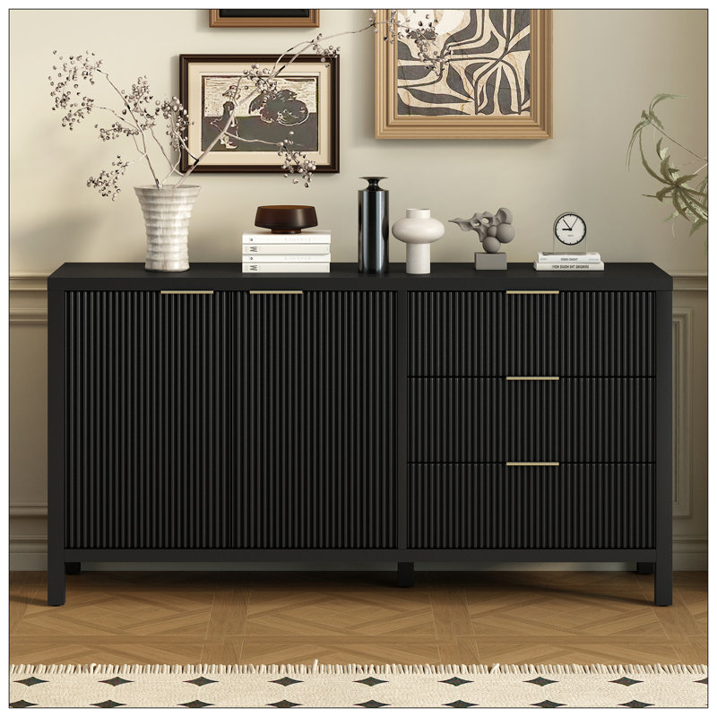 Buffet pour le salon, Noir