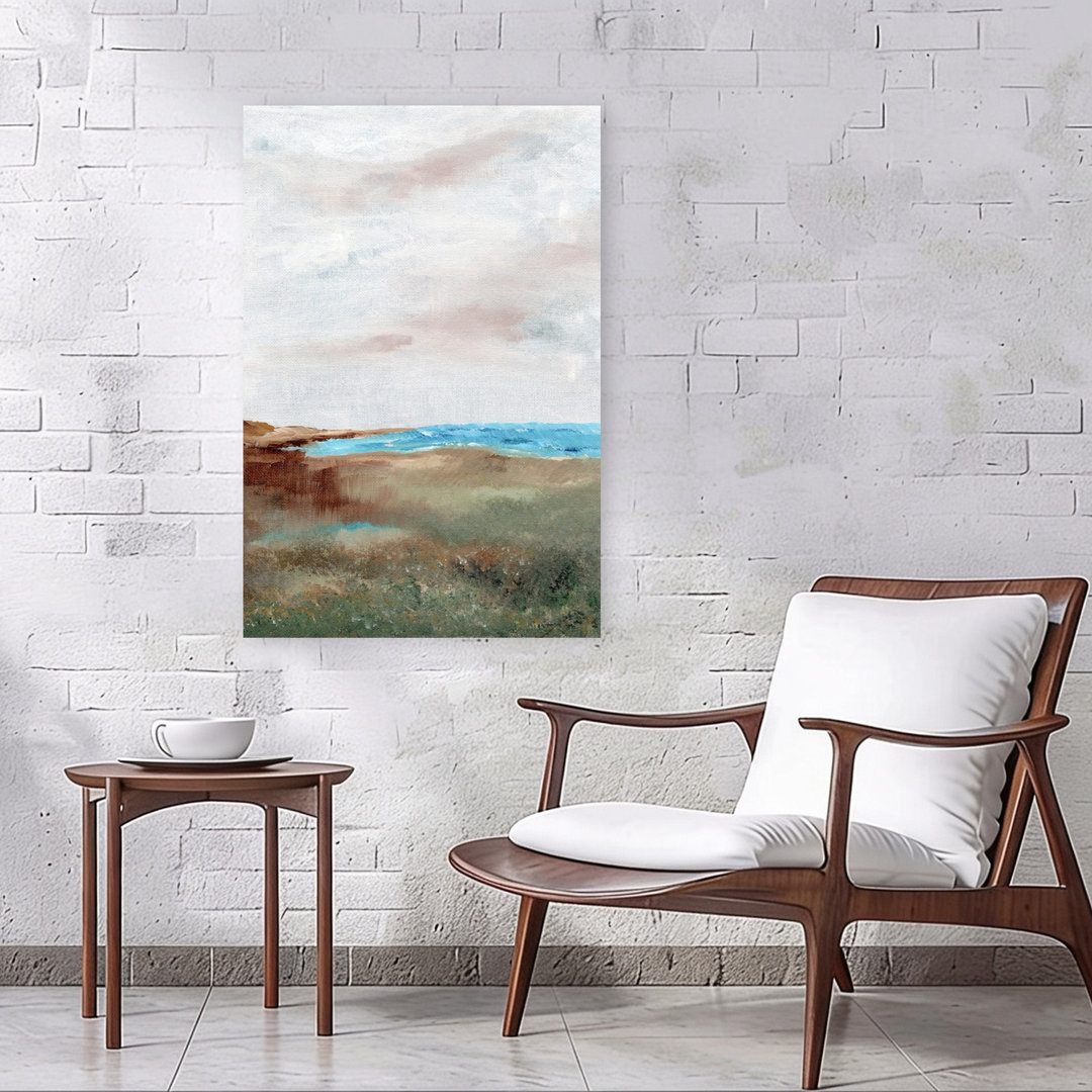 Serene Beach Landscape Peaceful Serene Tranquil Coastal Wall Art Print