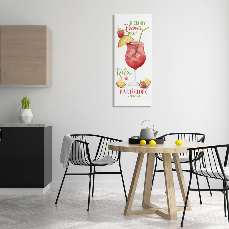  «Fun Cocktail Expression» par Deane Beesley, H 40 po x l 17 po