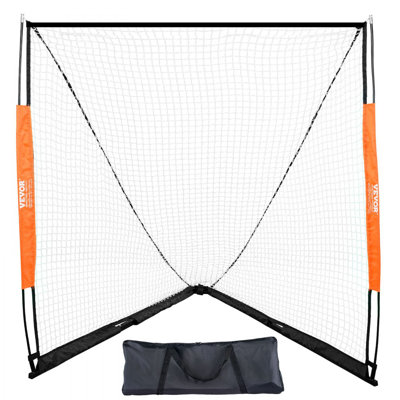 Lacrosse Goal, 6' x 6' Lacrosse Net, Portable Lacrosse Goal with Carry Bag