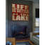 Life Is Better At The Lake - No Frame Print on Wood-192729634