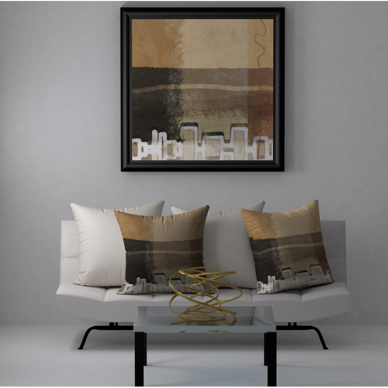 Reversible Throw Pillow, 24" x 24"